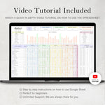 Daily Habit Tracker Spreadsheet