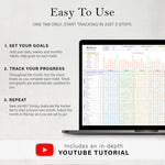 Daily Habit Tracker Spreadsheet