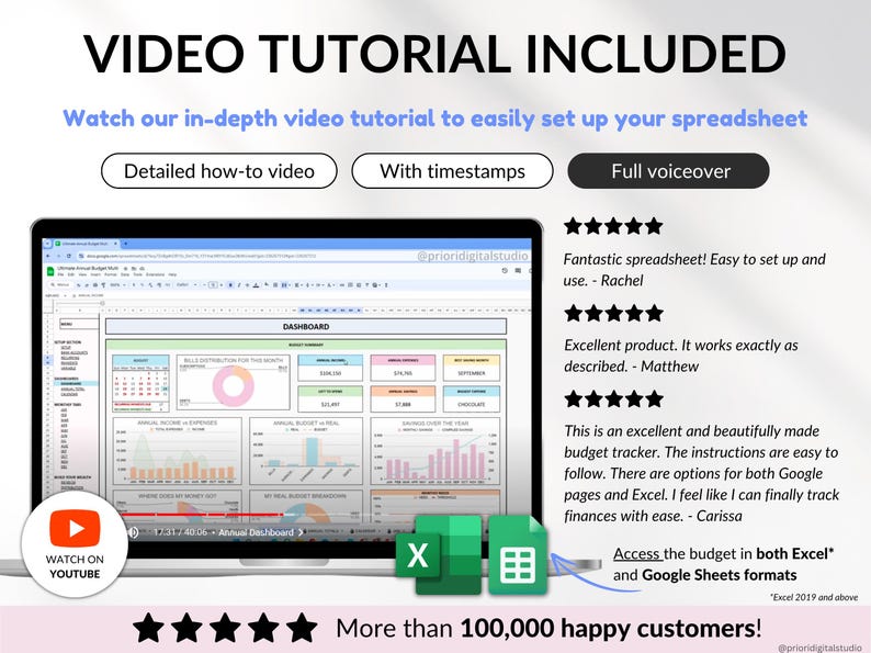 Ultimate Annual Budget Spreadsheet