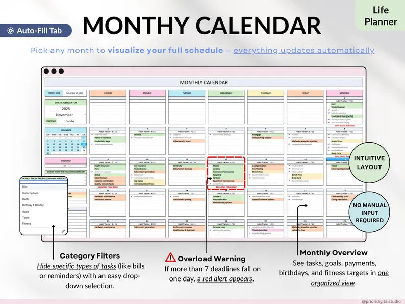 The Ultimate Life Organizer Package