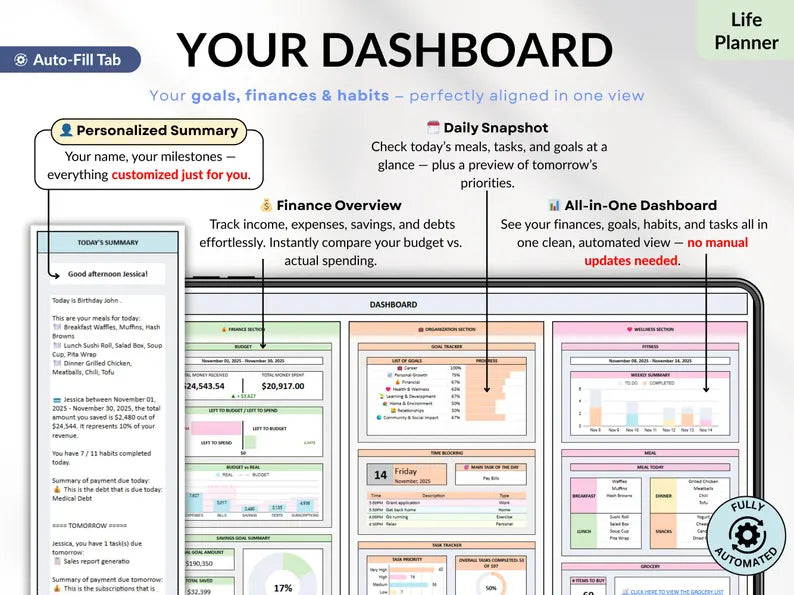 The Ultimate Life Organizer Package